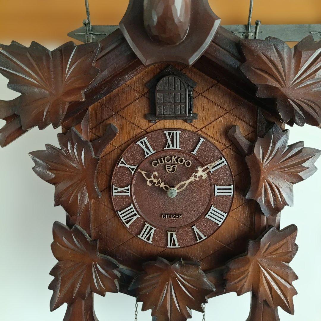 ジャンク品】シチズン 鳩時計 鹿 - メルカリ
