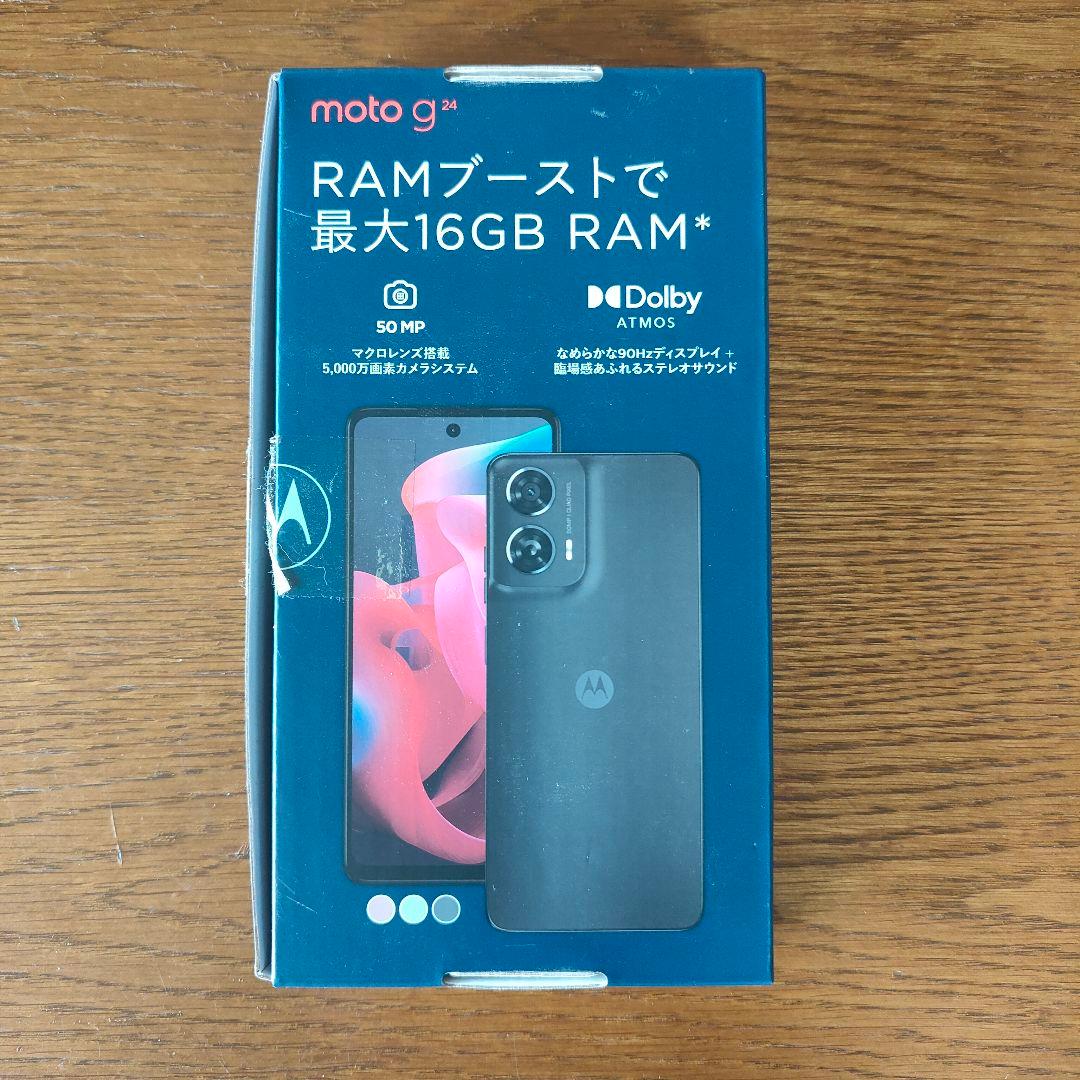 モトローラ SIMフリー moto g24 アイスグリーン 128GB 8GB - メルカリ