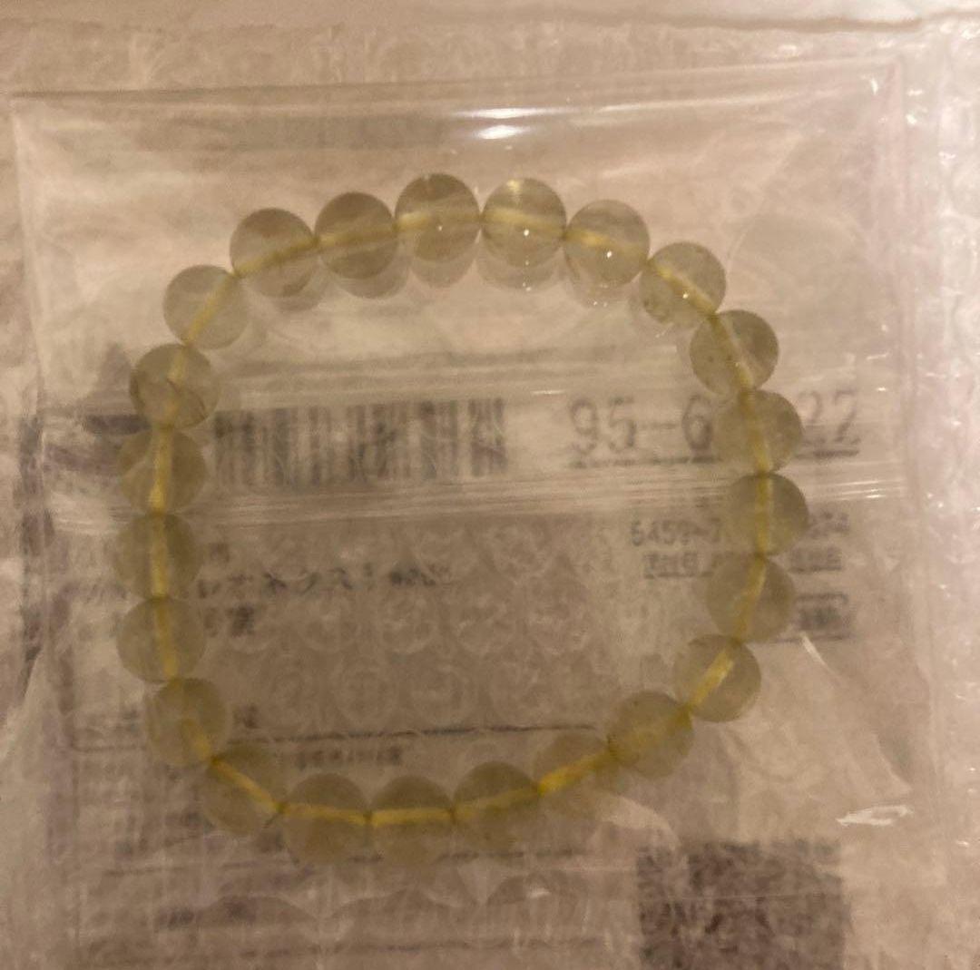 リビアングラスブレスレット リザード パワーストーン ヒカル - メルカリ