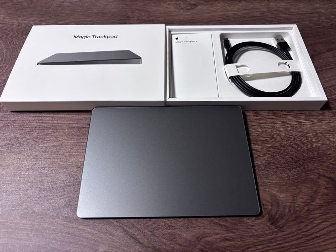 【美品】Magic Trackpad2 スペースグレー 純正】 Magic Trackpad 2 スペースグレー MRMF2J/A 【処分品の為、外装