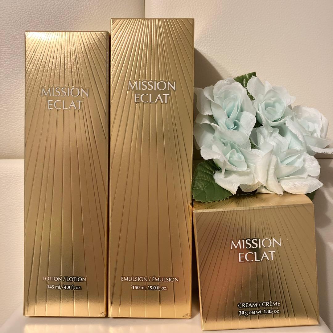 ☆ミッションエクラLX☆化粧水・エマルジョン・クリームセット 発酵の