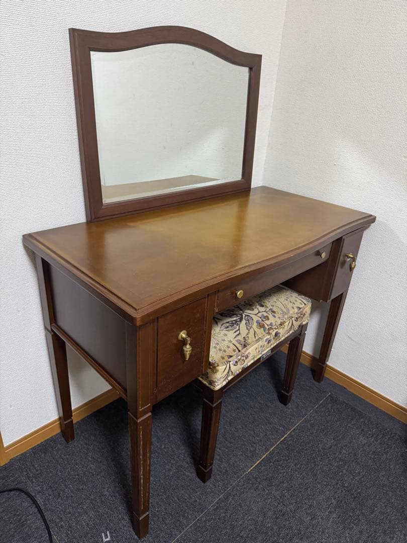 マルニ木工 maruni 地中海 ドレッサー ミラー鏡 化粧台 アンティーク 10006403_1.jpg