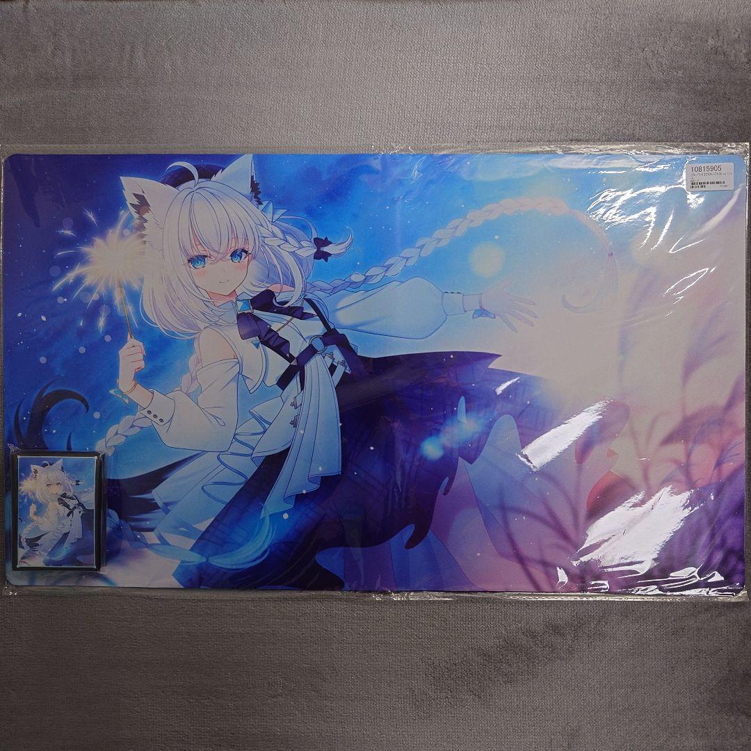 α1 ホロライブ ブライト衣装&花火&ススキ 白上フブキ スリーブ&プレイマット 51v2s1RVbZL.jpg_BO30,255,255,