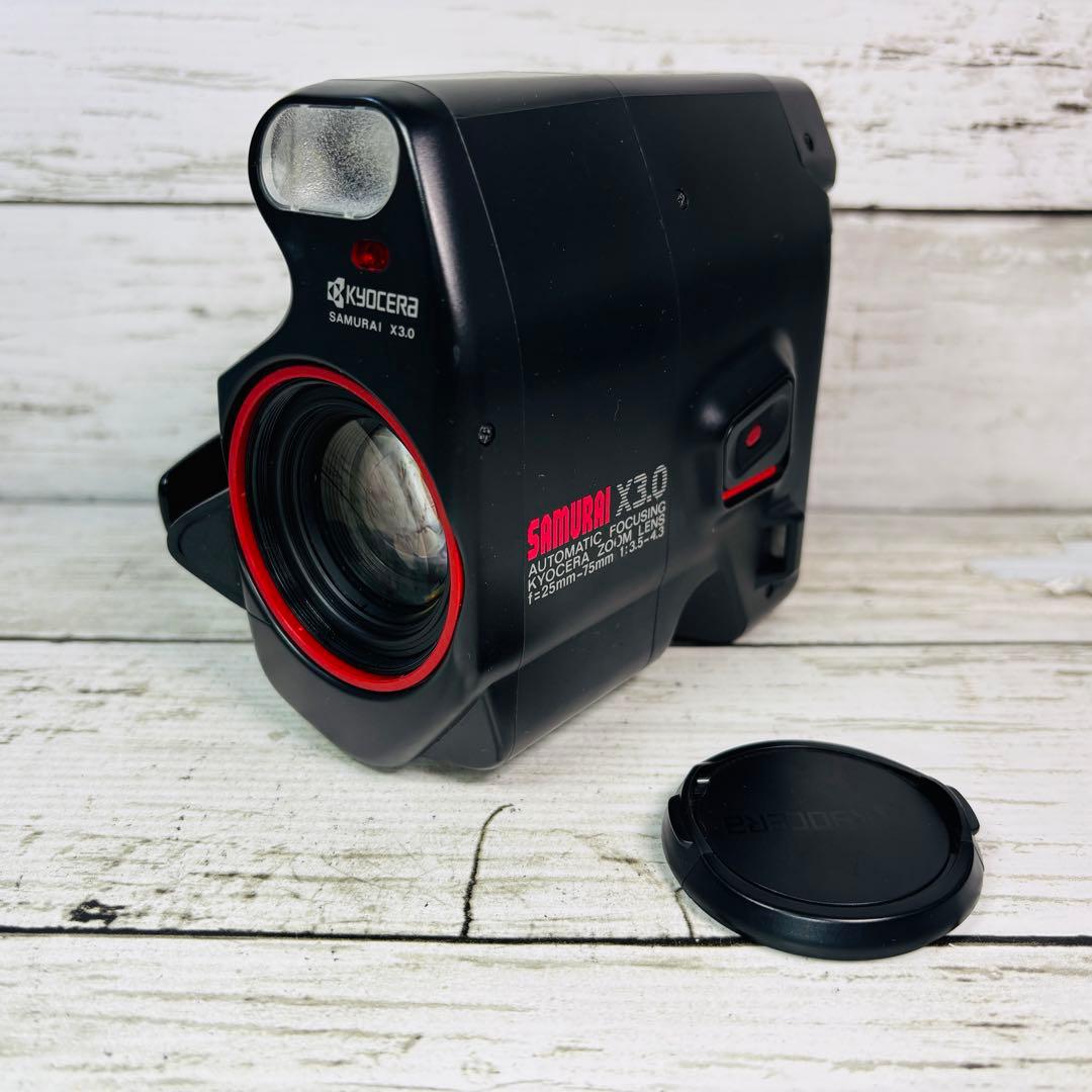 【動作良好】KYOCERA フィルムカメラ SAMURAI X3.0 KYOCERA SAMURAI X3.0 (ハーフサイズフィルムカメラ) – 東京CAMERA