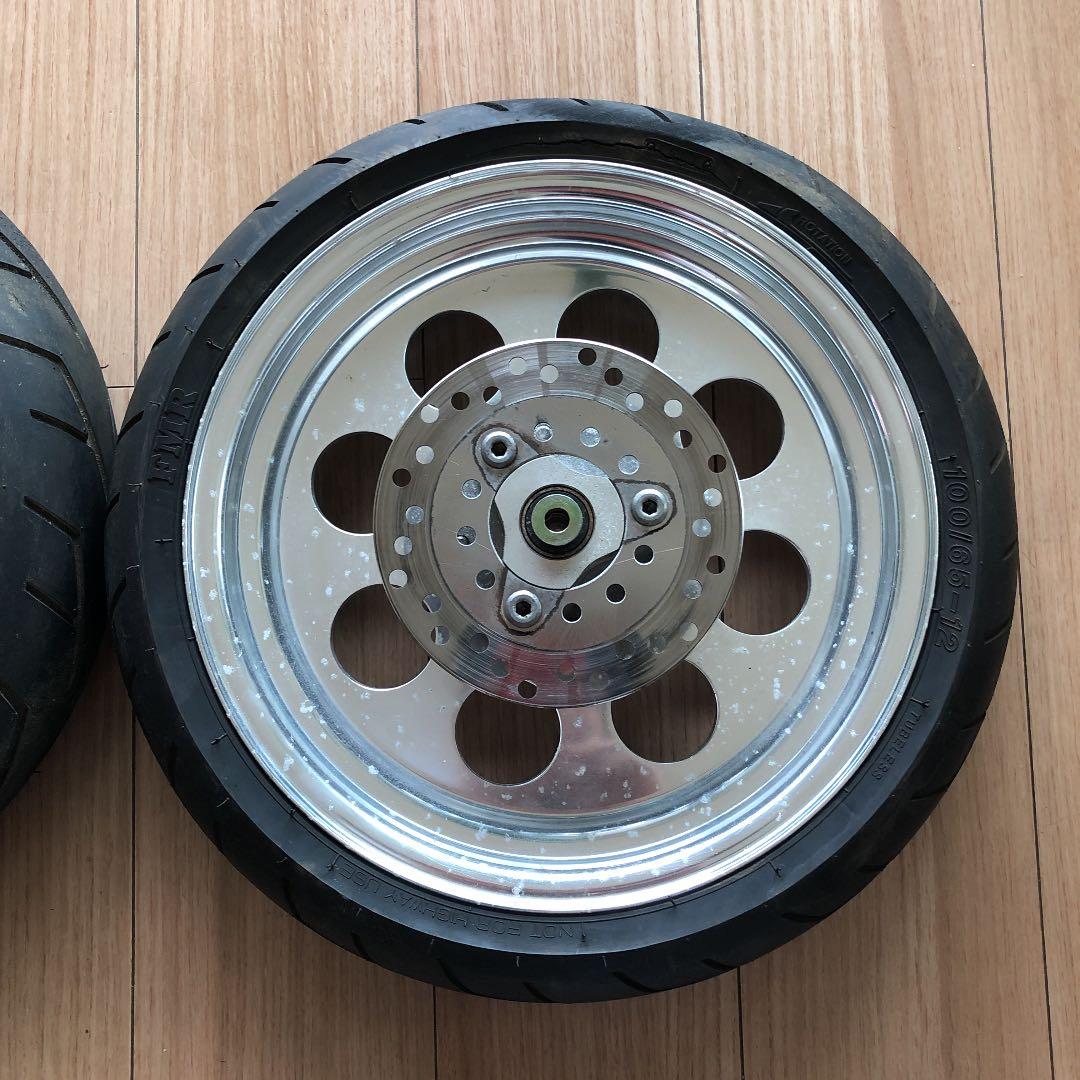 原付 スクーター ディオ ZX アルミホイールタイヤセット - メルカリ