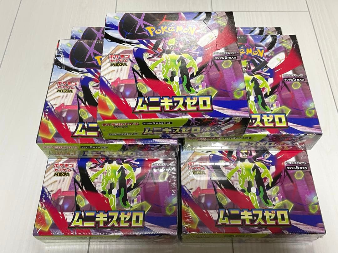 ポケモンカードムニキスゼロ 7BOX &メガエルレイドex セット3個 - メルカリ