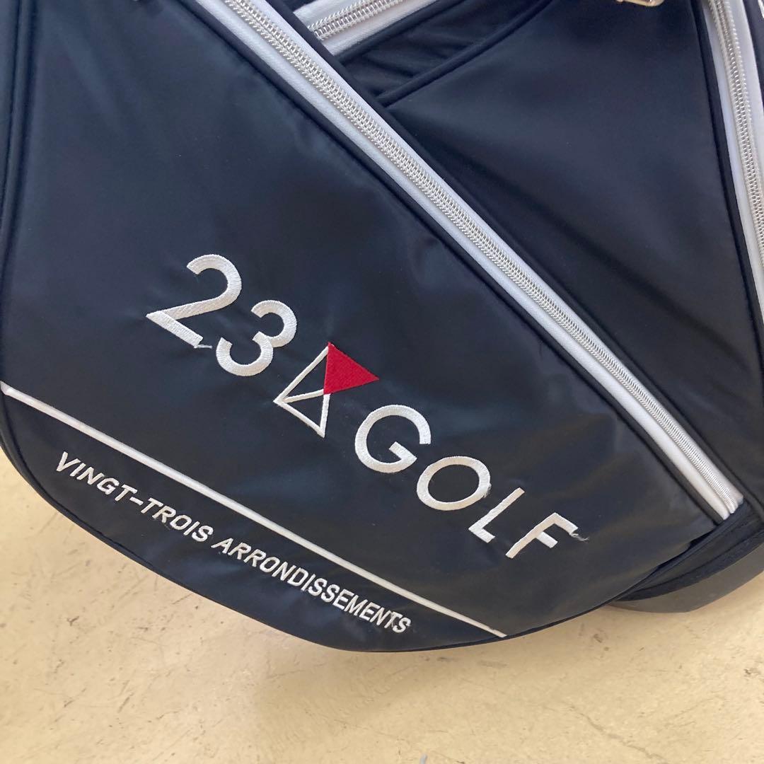 23区 GOLF ネイビー キャディバッグ