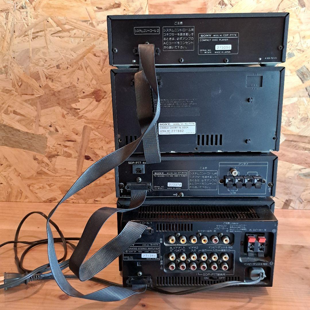 ジャンク品】SONY ミニコンポ P77X - メルカリ