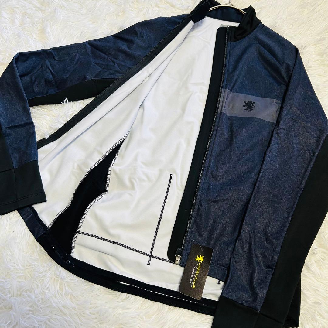 □新品□ カペルミュール Mサイズ 裏起毛ジャケット グレーボーダー