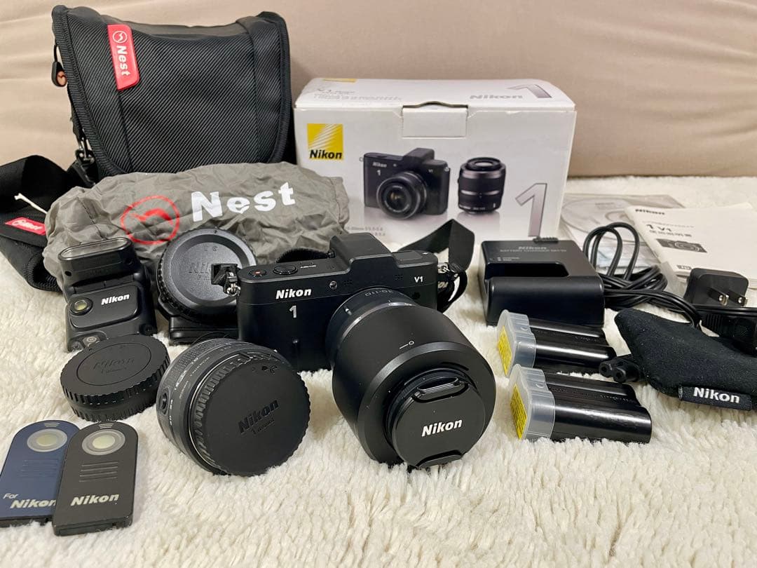 値引対応可】Nikon 1 V1 セット FT1アダプター付※標準レンズ難あり