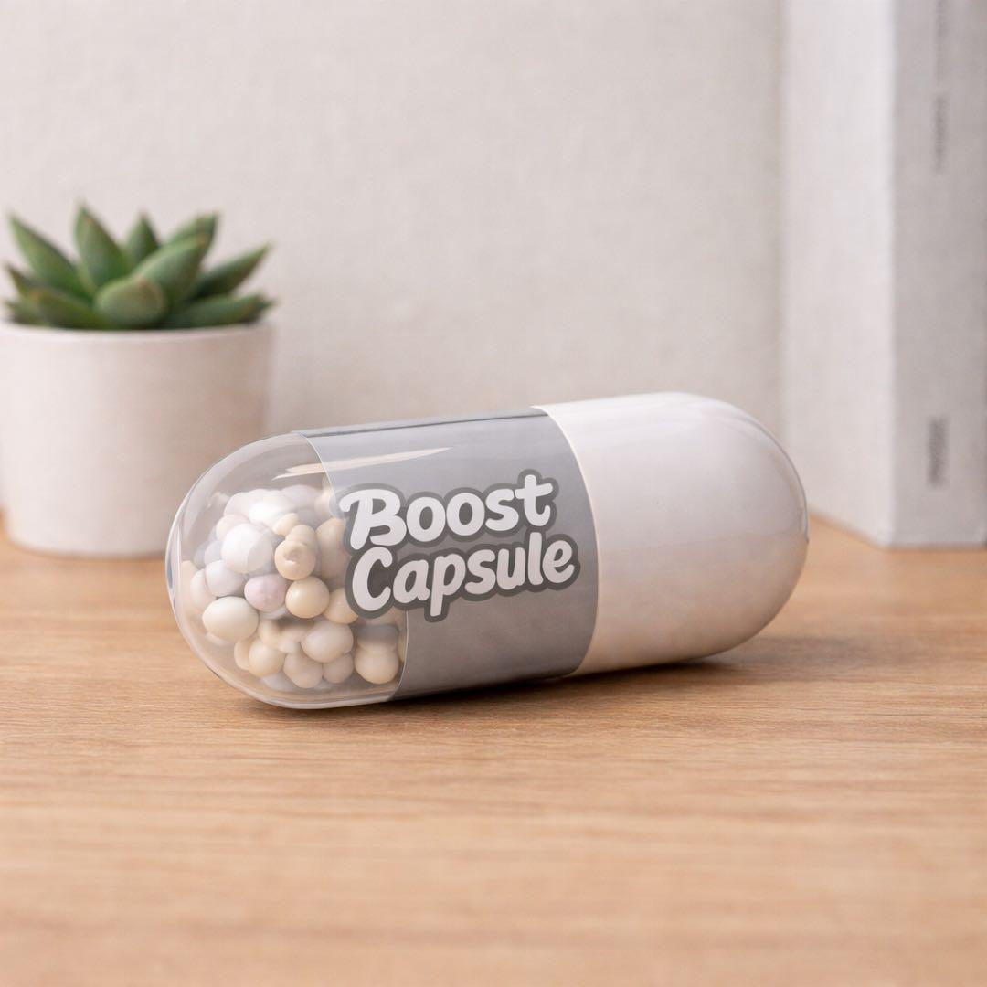 Boost Capsule｜3個カプセル入り観賞用デザイン雑貨（コレクター向け