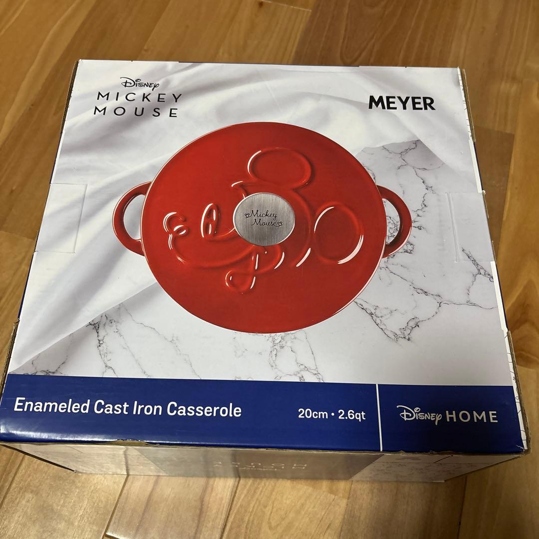 MEYER マイヤー ×Mickey キャストアイアン 両手鍋20cm ミッキー - メルカリ