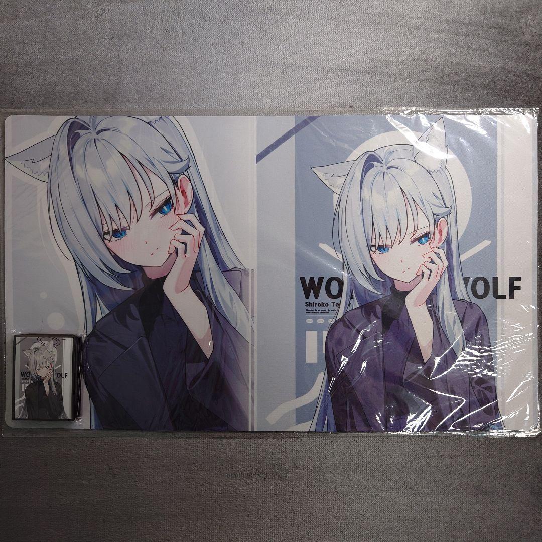 α1 ブルアカ ジャケット&黒セーター シロコテラー スリーブ&プレイマット α1 ブルアカ 黒セータージャケット シロコテラー スリーブ&プレイ