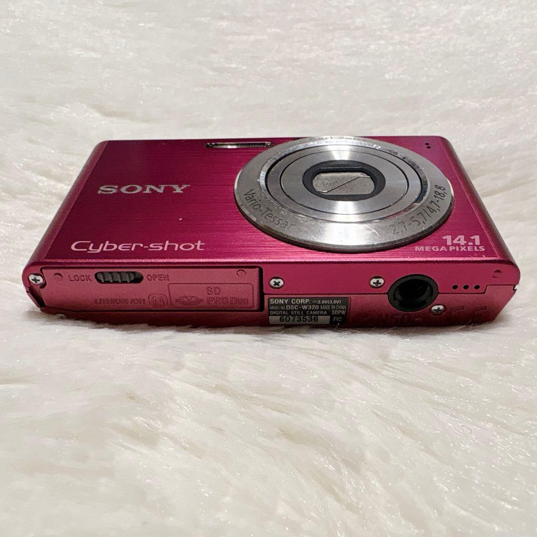 SONY Cyber-shot DSC-W320 ピンク デジタルカメラ - メルカリ