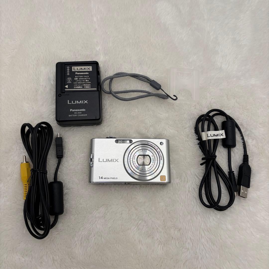 美品 Panasonic LUMIX DMC-FX66 シルバー 14MP - メルカリ