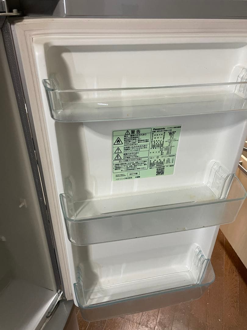 Panasonic NR-B179W 冷蔵庫 168L 2017年 - メルカリ