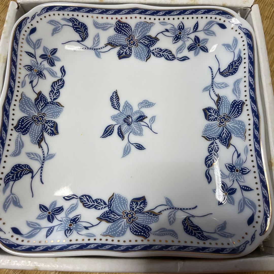 NARUMI ナルミ ボーンチャイナ 14cm プレート 5枚セット 花柄 - メルカリ