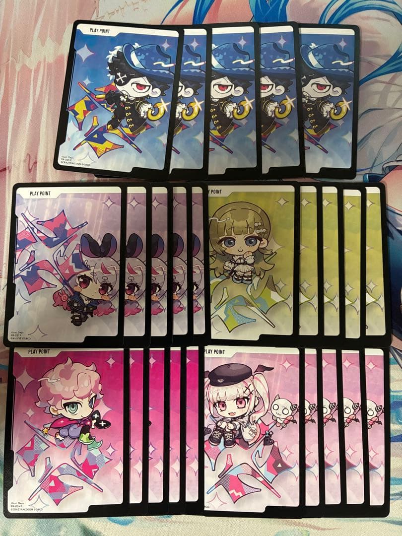 クロスタ XrossStars プロモ プレイポイント 5種5枚ずつセット