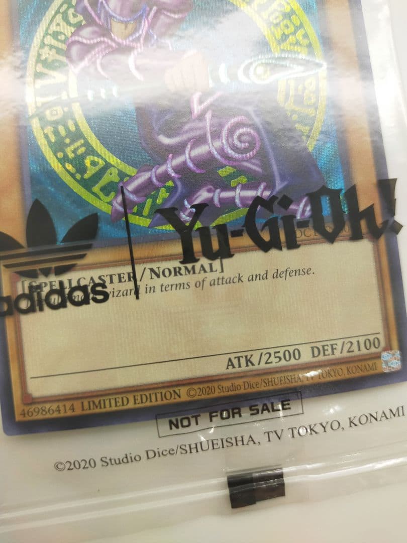 遊戯王／ブラックマジシャン／アディダス adidas コラボカード - メルカリ