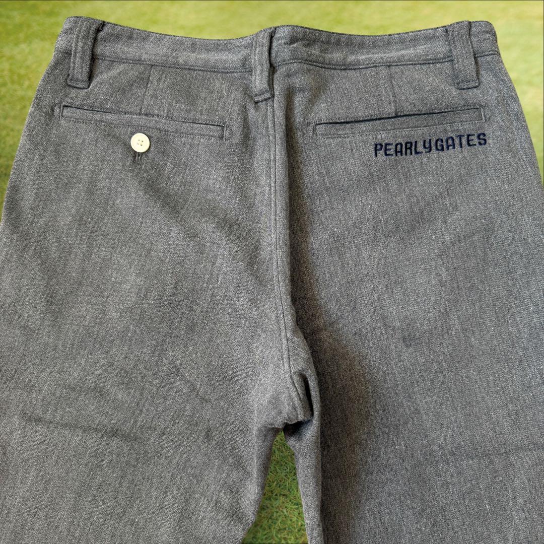 パーリーゲイツ ジョガーパンツ S〜M相当 グレー コットン素材 パンツ 3