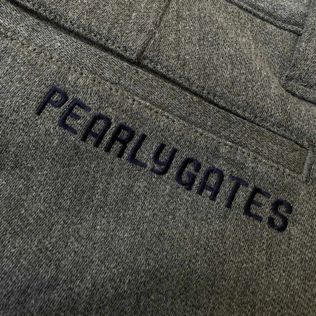 パーリーゲイツ ジョガーパンツ S〜M相当 グレー コットン素材 パンツ 3