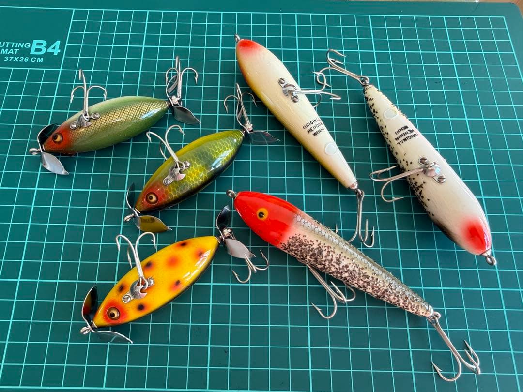 ニ*ん様 オールドヘドン スミス ウッド ヘドン HEDDON ルアー 釣