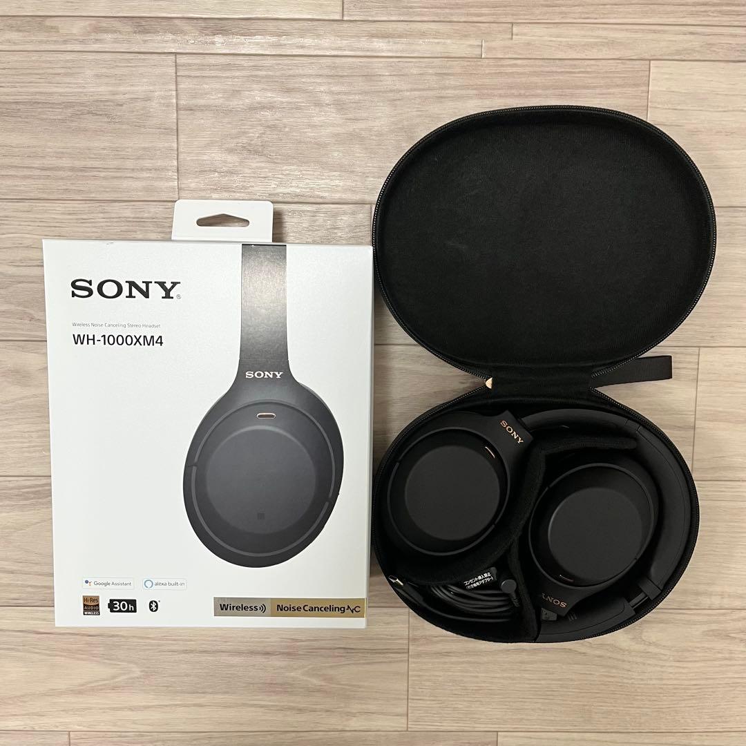 SONY WH-1000XM4 ワイヤレスヘッド ブラック Amazon.com: Sony WH-1000XM4 Wireless Noise Canceling Overhead
