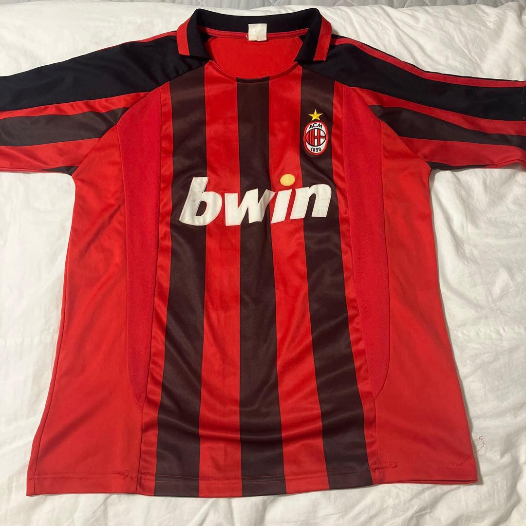 激レア】ACミラン ヴィンテージ ユニフォーム 2番（カフー） - メルカリ