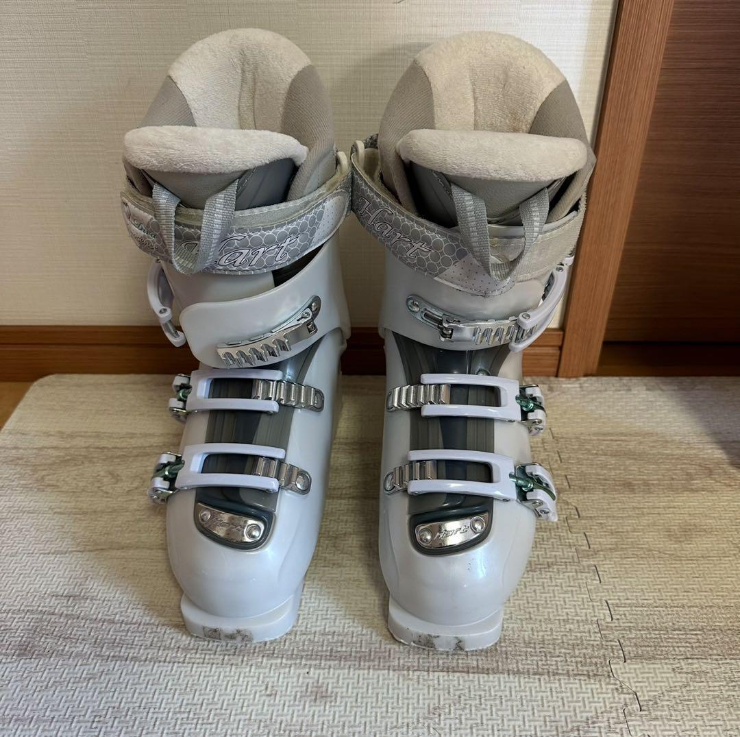 美品 Hart HART DIVA 女性用スキー用ブーツ ホワイト 23cm alpen-group_5065010423