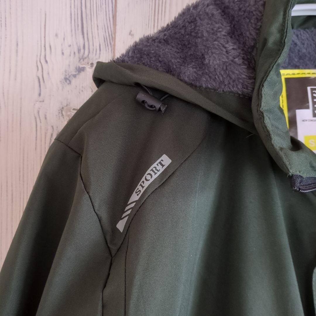 オリーブグリーン ジャケット フード付き L〜LL - メルカリ