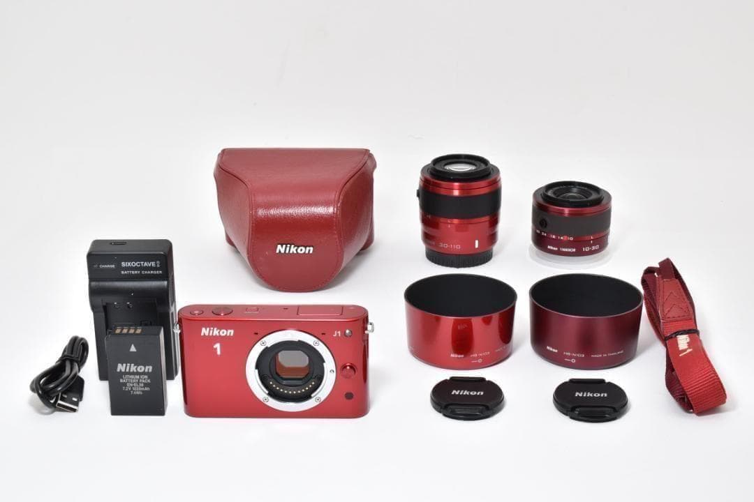 □ 美品 □ ニコン Nikon1 J1 ダブルズームキット 安心の動作確認済品