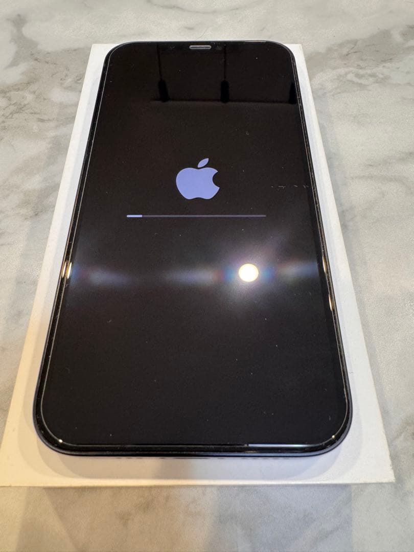 iPhone 12 64GB ネイビー 美品 バッテリー87% SIMフリー