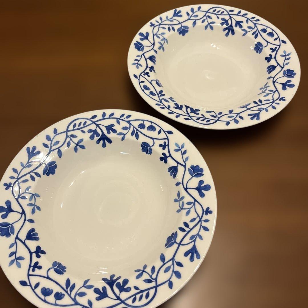 廃盤/ロールストランド/ペルゴラ/ディーププレート24cm/深皿/2皿セット