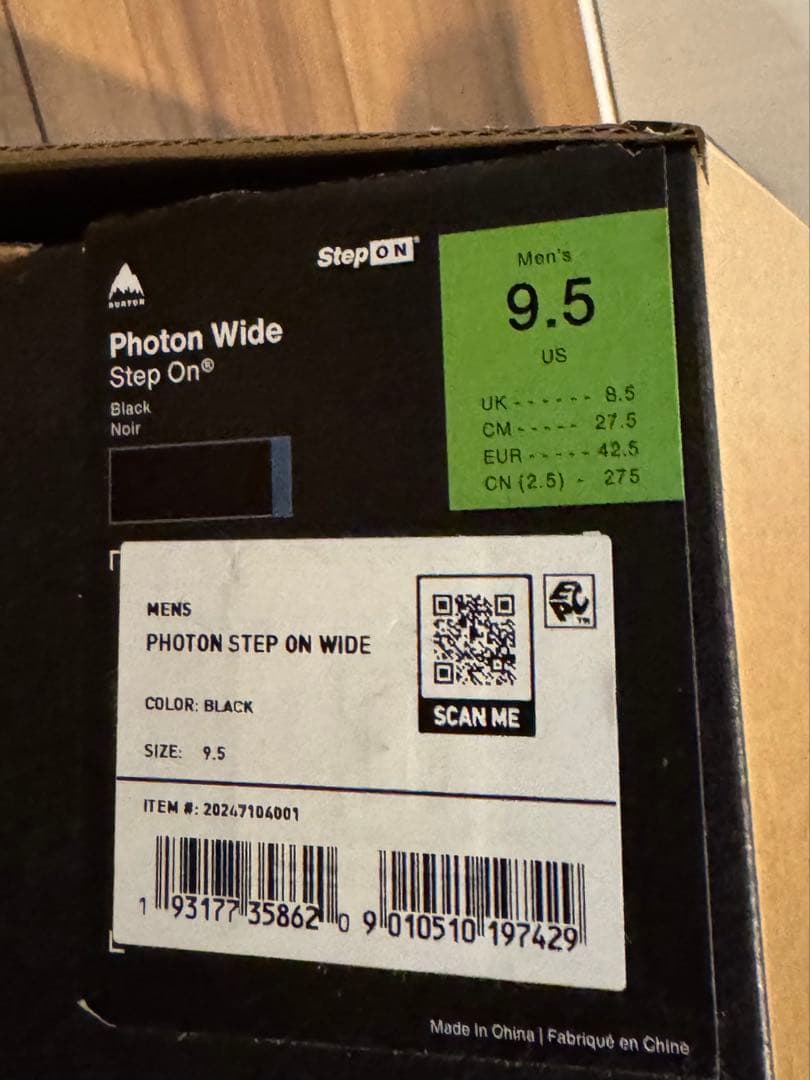 Burton ステップオンPhoton50 27.5cm life