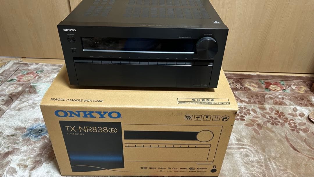 c*t様 ONKYO TX-NR838 AVアンプ 本体 Onkyo TX-NR838 4K Home Theater Receiver - 7.2-channel/5.1.2 Dolby