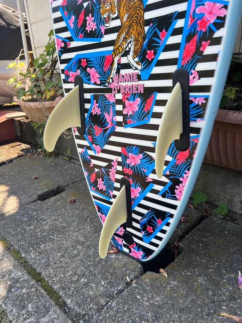 ODYSSEA ロングボード 水色 ストライプデザイン8'0 美品 - メルカリ