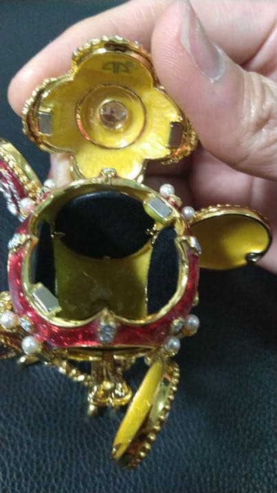 インペリアル イースターエッグ 小物入れ ジュエリーボックス 写真立て