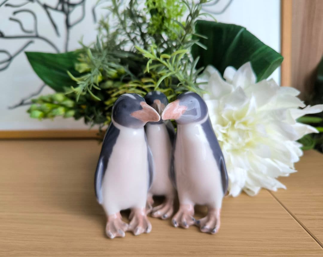 ロイヤルコペンハーゲン ペンギン 陶器 フィギュリン 置物 デンマーク
