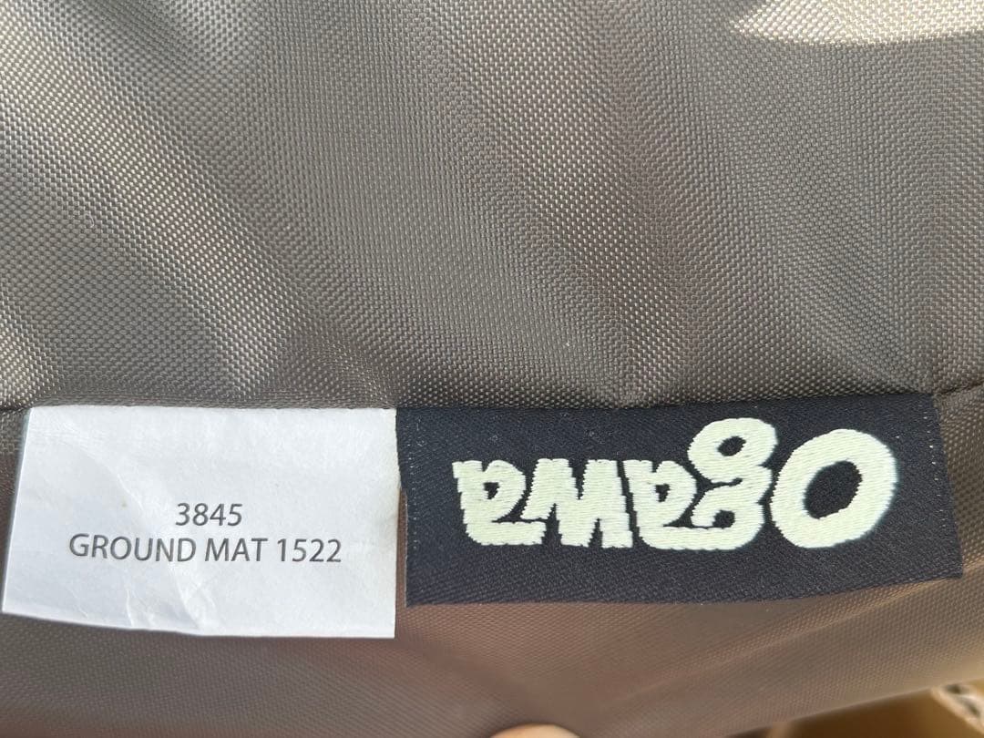 ogawa 小川 グランドマット 1522 ヴィガス ステイシー 1度の使用美品 ogawa オガワテント グランドマット 1522 (3845) キャンプ テント