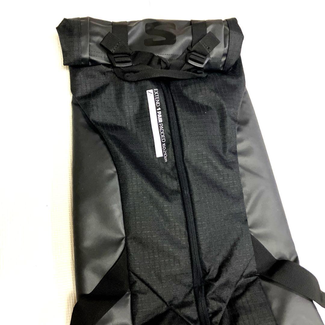 極美品 サロモン SALOMON スキーケース スキーバッグ 黒 ブラック