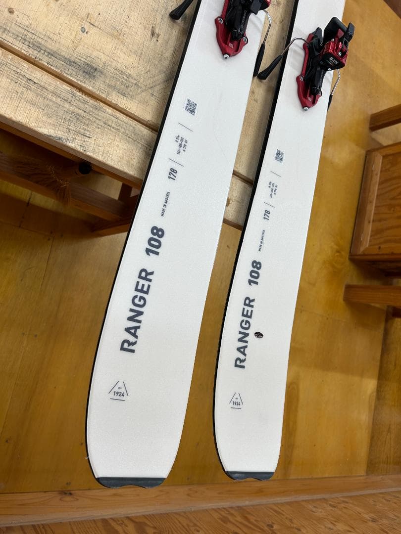 フィッシャー RANGER 108 スキー板 単品 (板のみ) 滑走2日