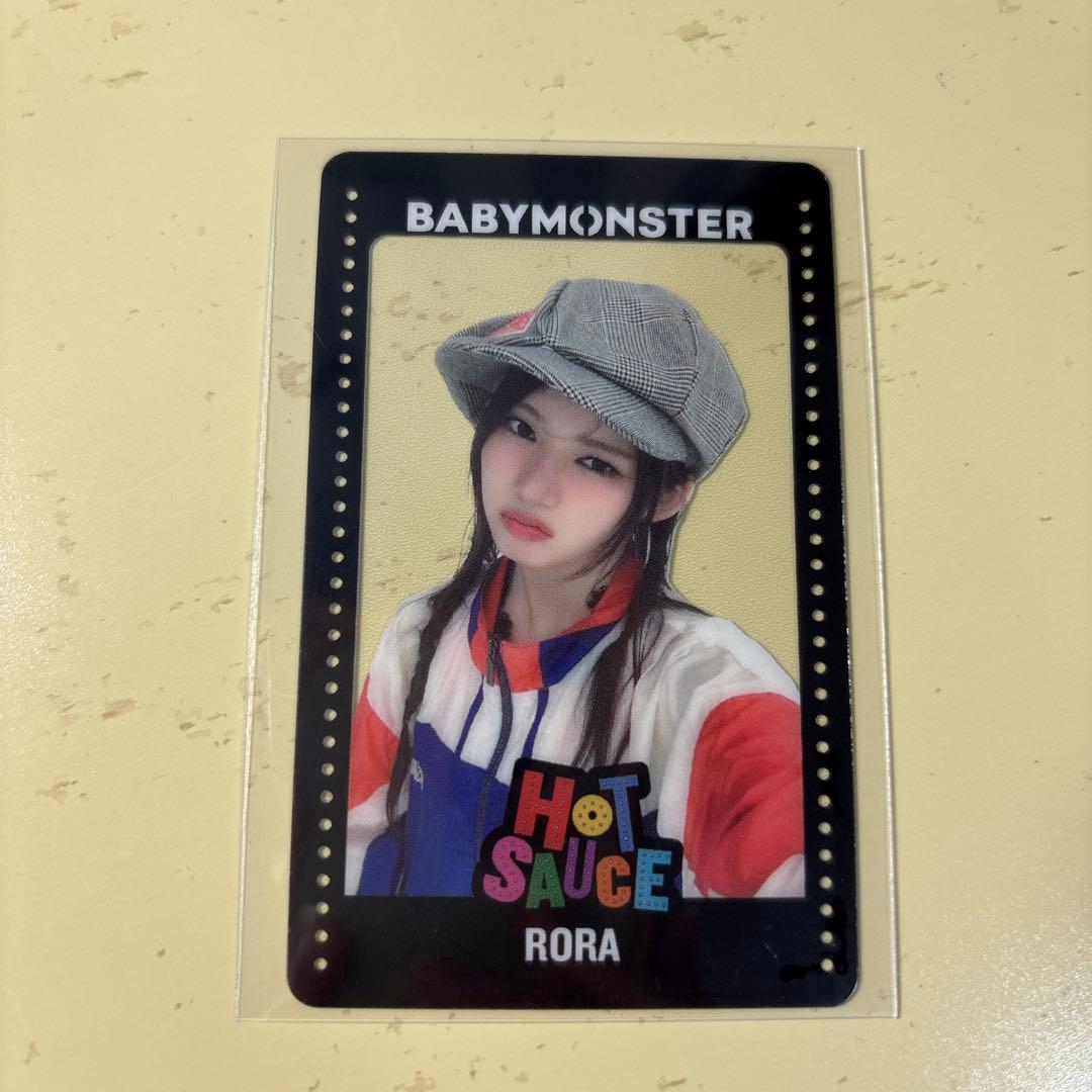 BABYMONSTER RORA HOT SAUCE レアトレカ クリアカード BABYMONSTER ベビモン トレカ ローラ RORA HOT SAUCE - メルカリ