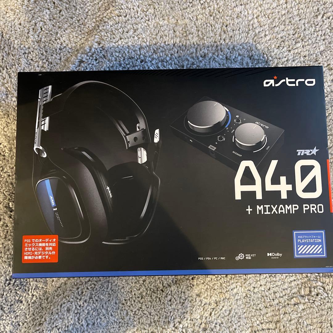 新品未使用　ASTRO A40 + MIXAMP PRO アストロ ヘッドセット Amazon.co.jp: Logicool G ASTRO Gaming A40 ゲーミングヘッドセット +