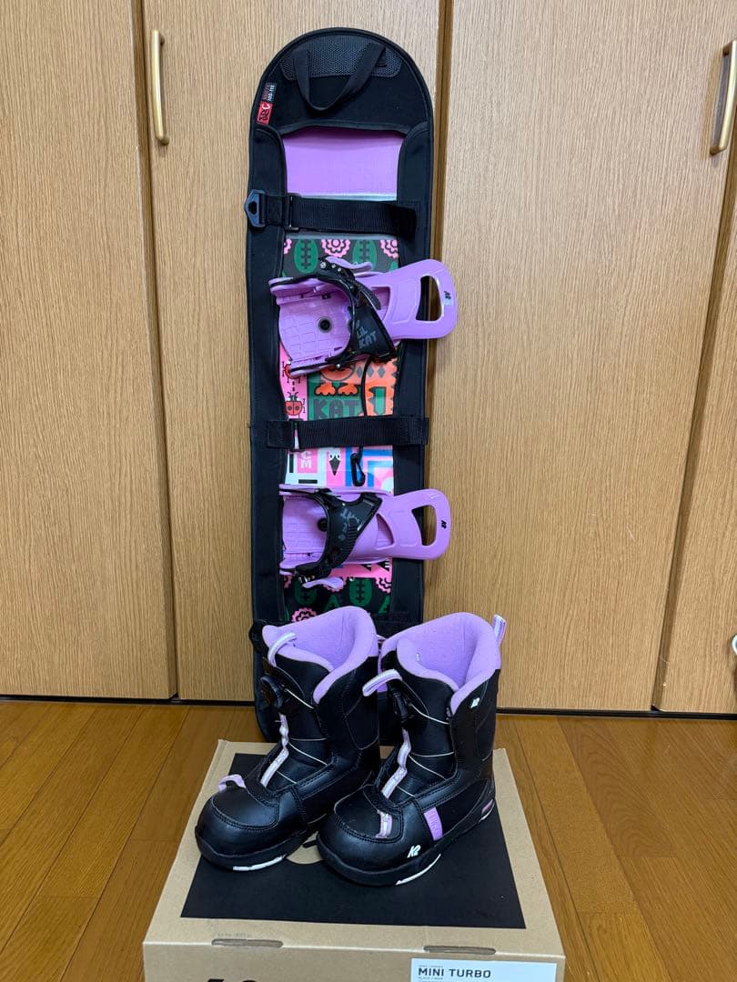 K2 LIL KAT スノーボードセット - メルカリ