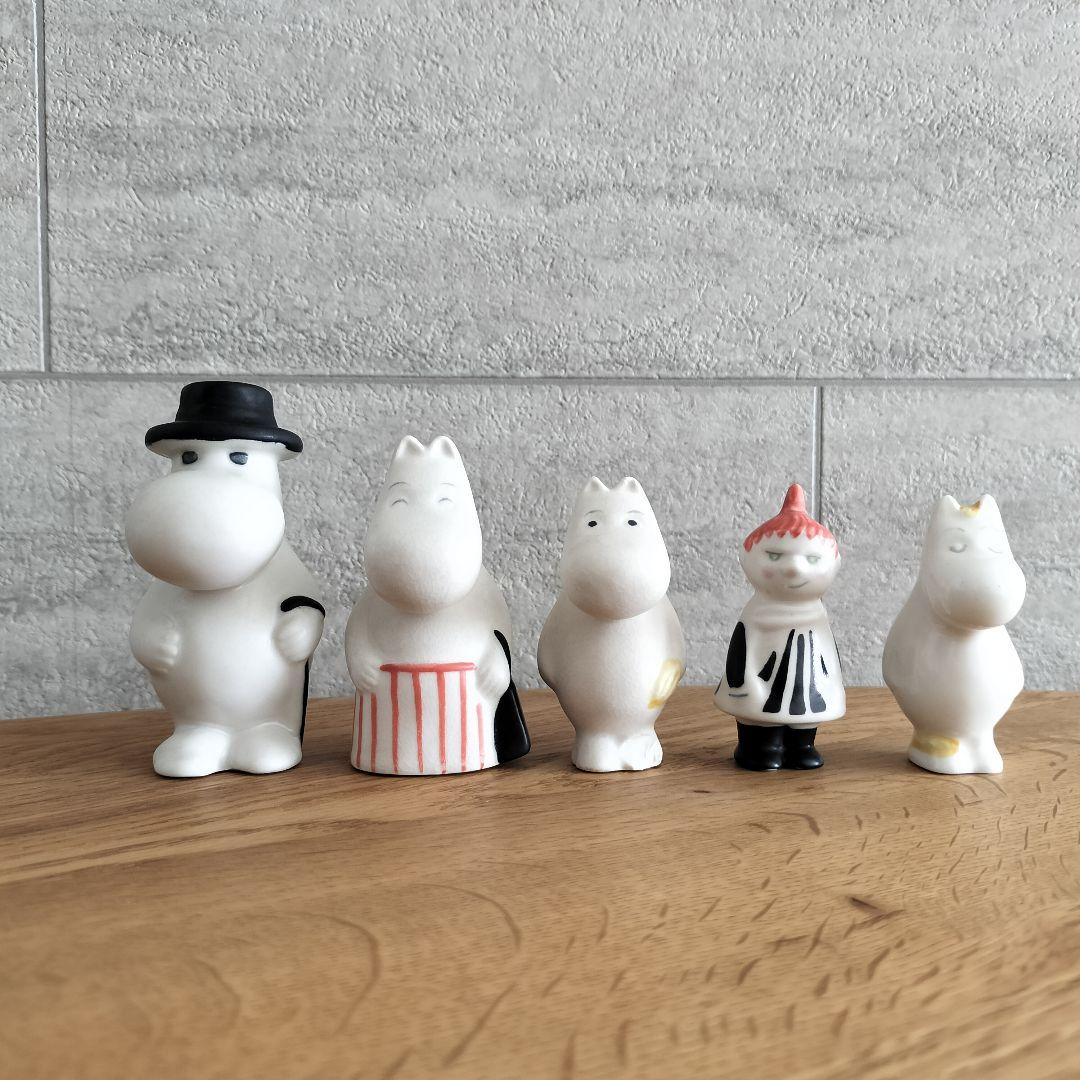 ムーミン アラビア フィギュア 5体セット ARABIA - メルカリ
