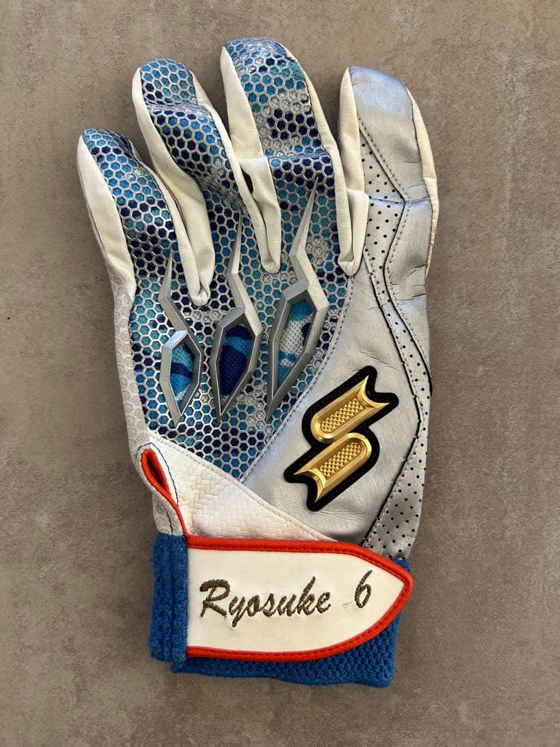 中日ドラゴンズ #6 平田良介 選手 実使用バッティンググローブ - メルカリ