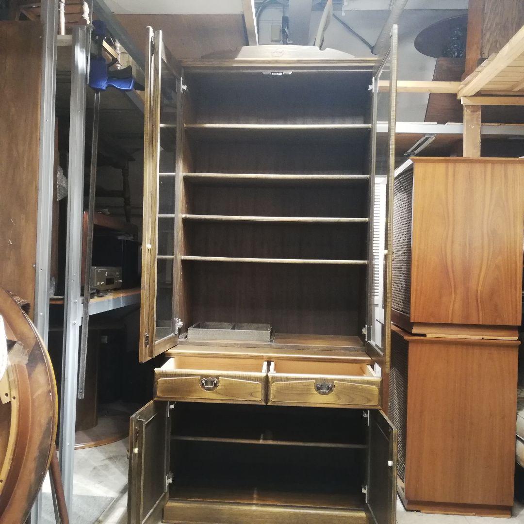 M○年末Sale東名 ヤイリファニチャー ヴィンテージカップボード 国産