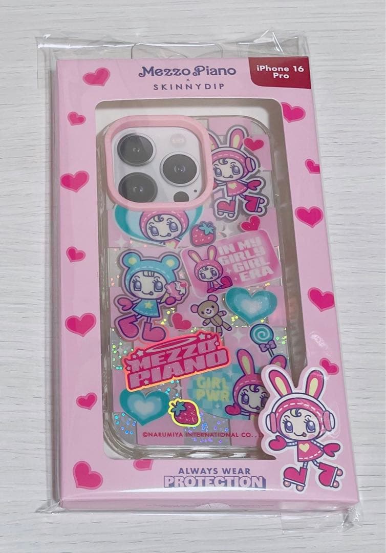 スキニーディップ　メゾピアノ　iPhone 16pro iPhone 16 Pro ケース メゾピアノ キャラクター iPhone16Pro