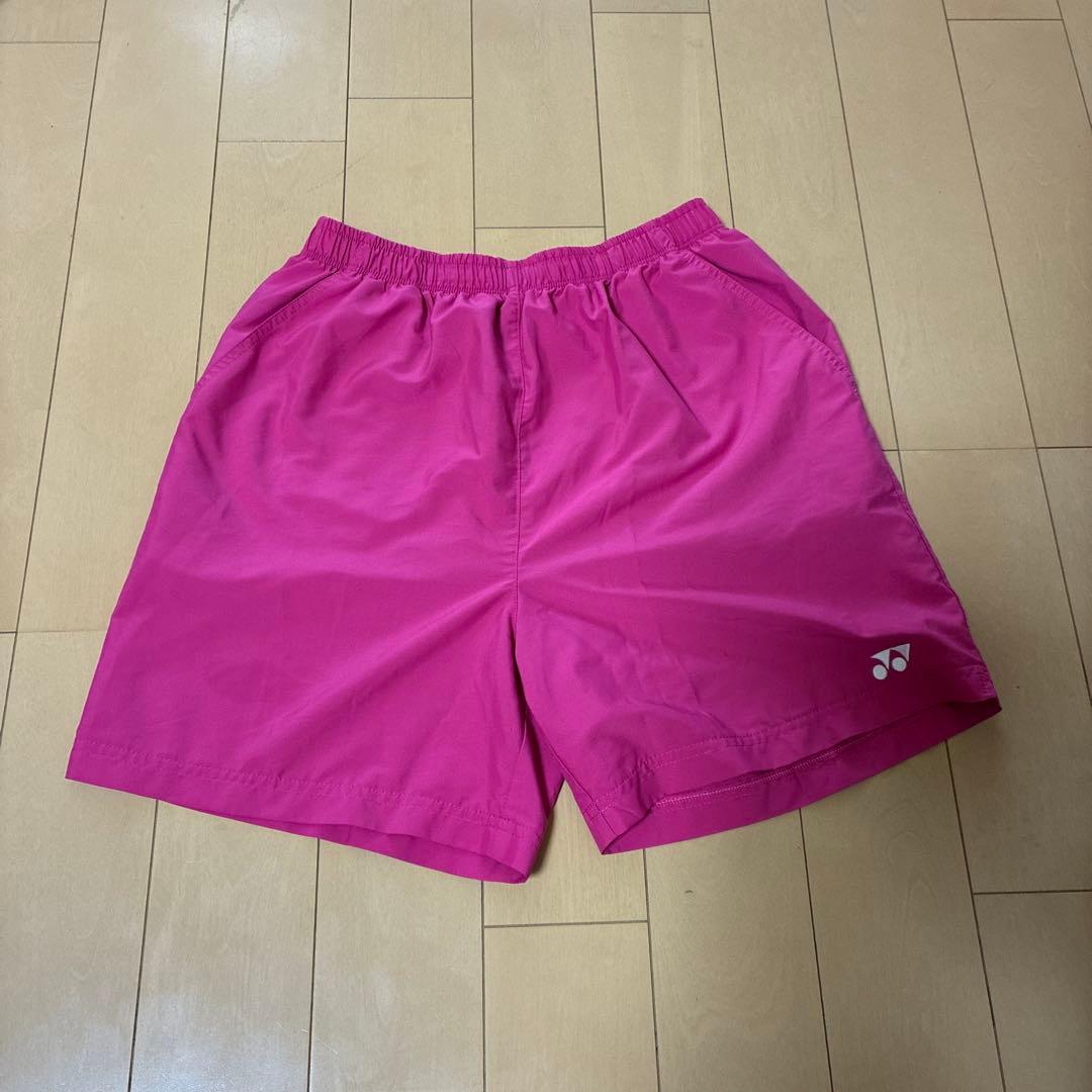 YONEX バドミントンパンツ Oサイズ ピンク - メルカリ