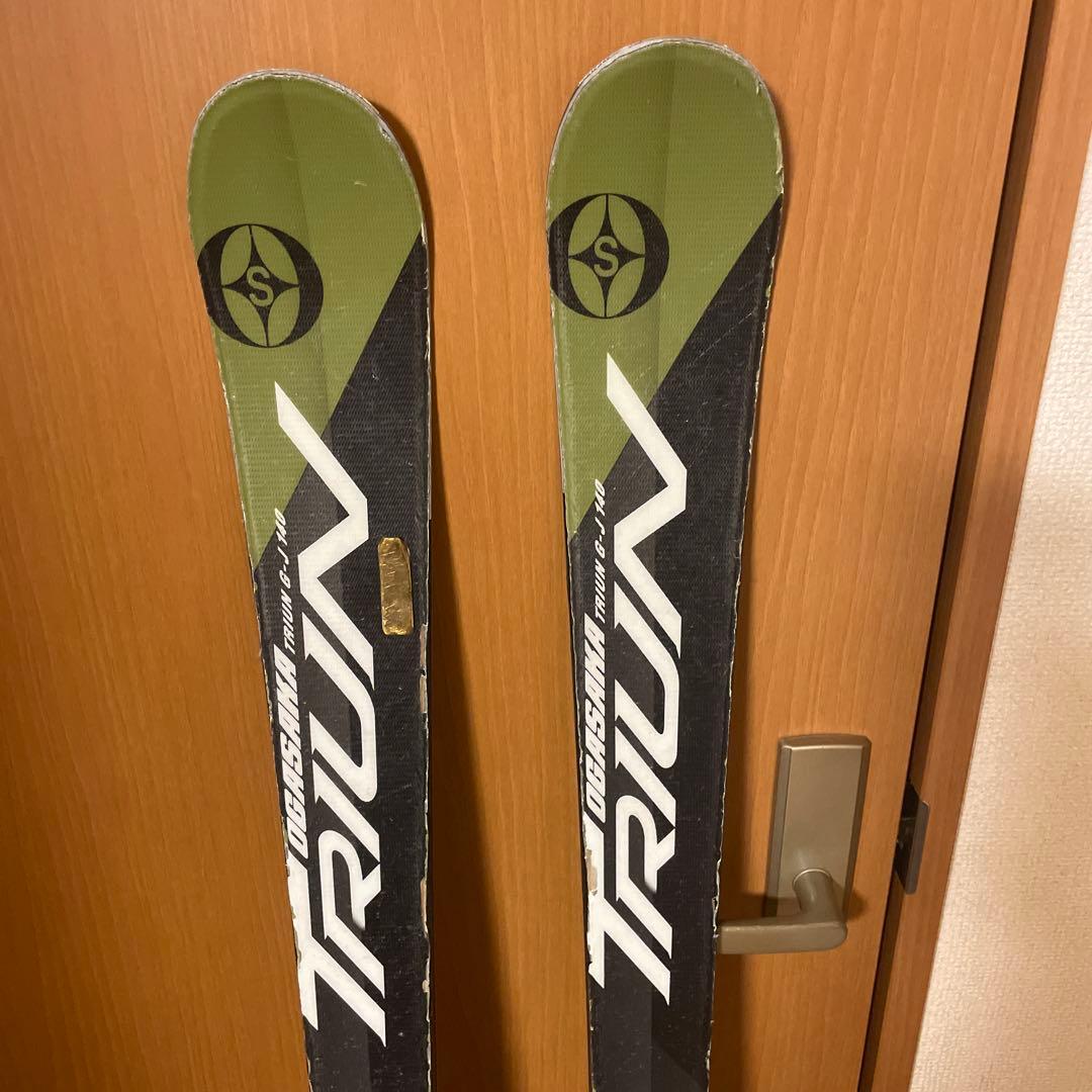 オガサカTRUN スキー 140cmブラック/グリーン